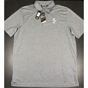 Travis Mathew Oceanside Heather Golf Polo Heather Sz XL Mens Chest/back Logo